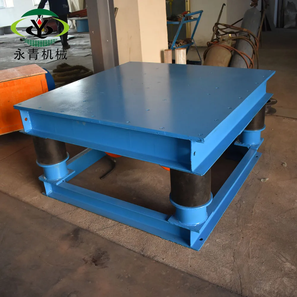 Professional manufacturer vibrating table price for concrete moulds