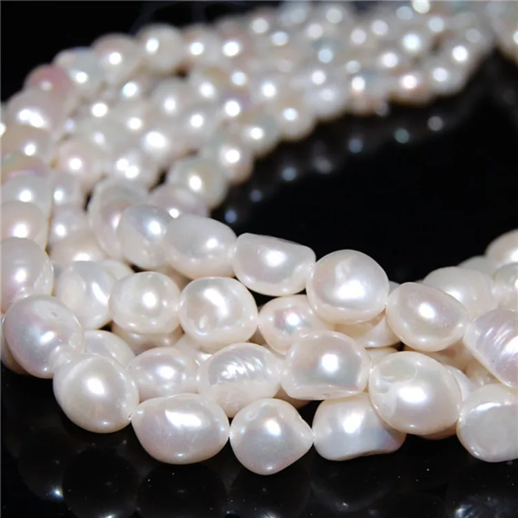 10-11mm 3A grade can make large hole drilled fresh water natural freshwater large baroque pearls