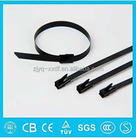 
Free sample stainless steel cable tie clumps, pvc coated stainless steel cable ties 