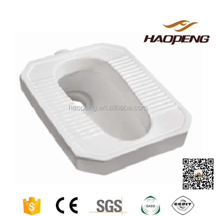 High Quality Ceramic Sanitary Ware Squatting Pan WC Squat Toilet