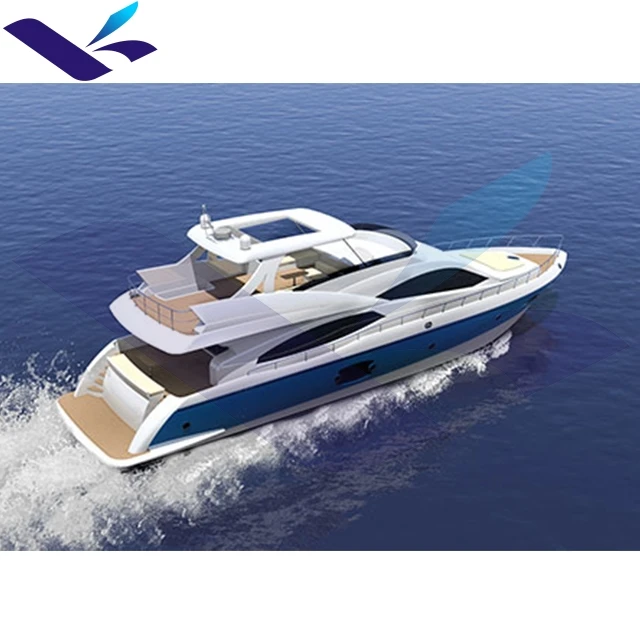 77ft   luxury fiberglass yacht  China manufacturer  for sale