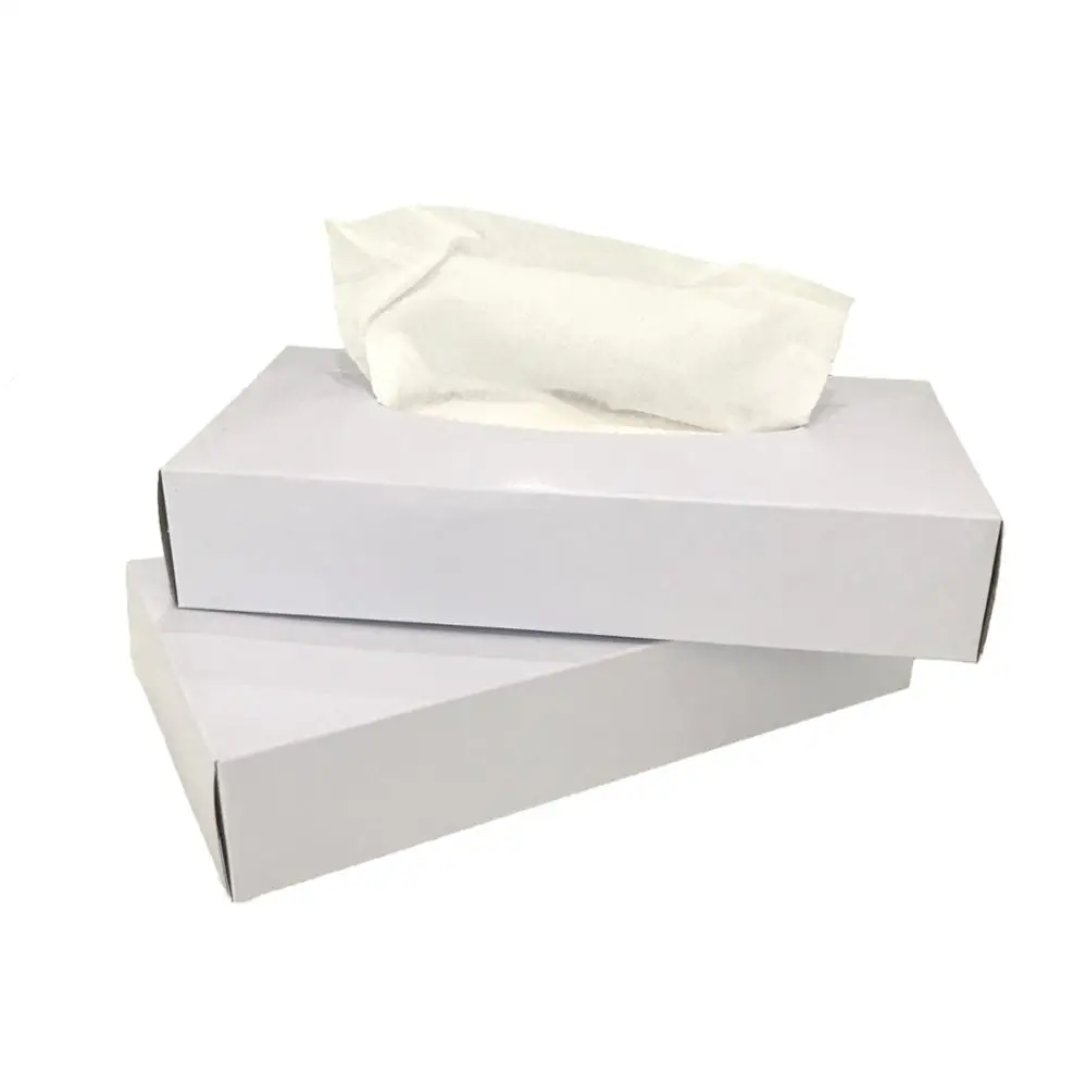 Premium flat box facial tissue 100S