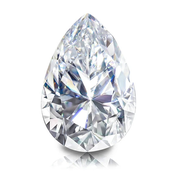 Provence gems 8x12mm Big size pear cut loose moissanite diamond price per carat