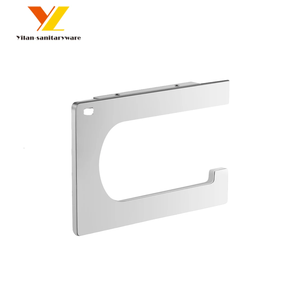 Toilet Wall Mounted Tissue Paper Holder with Mobile Phone Storage Shelf