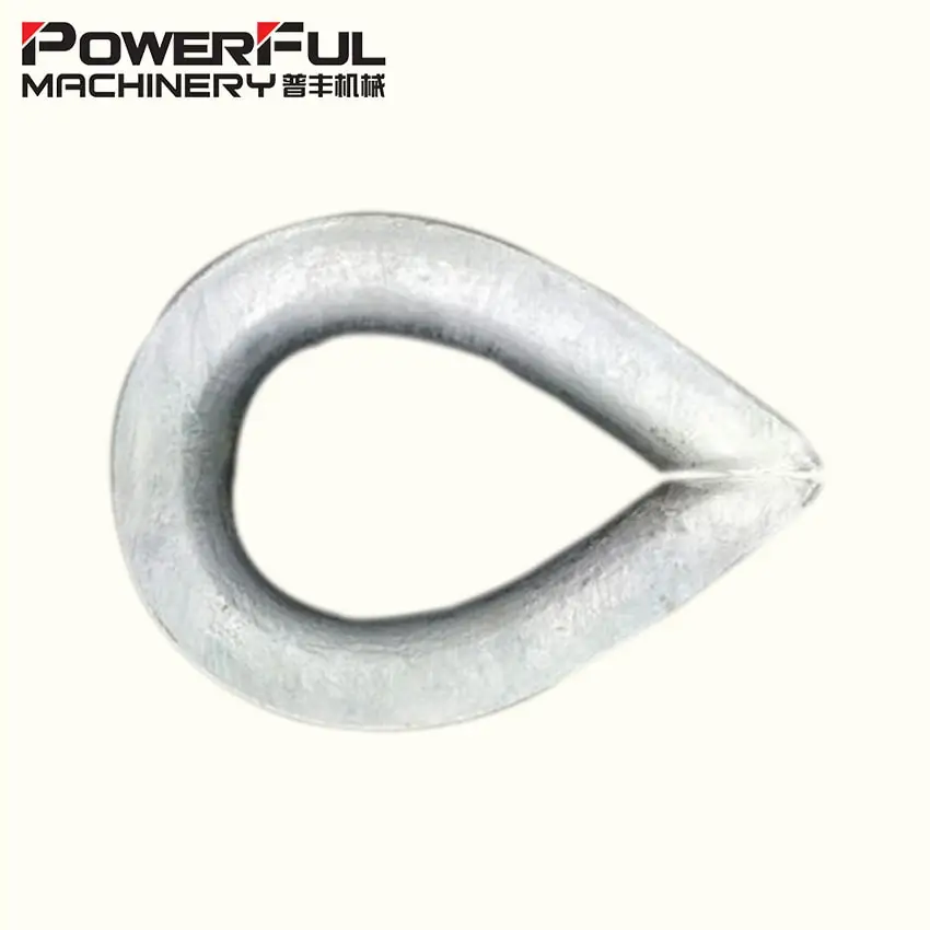 High Quality Rigging Standard Galvanized BS464 Heavy Duty Wire Rope Cable Carbon Steel Ordinary Thimble