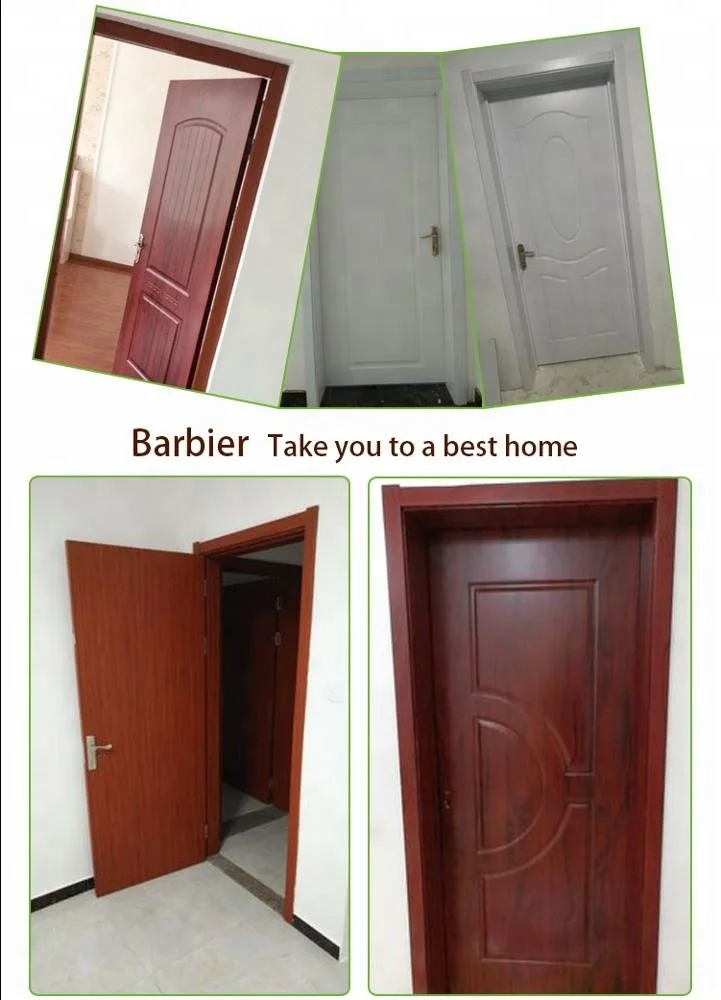 Cheap latest design wooden  interior door room  kerala front door designs mdf doors