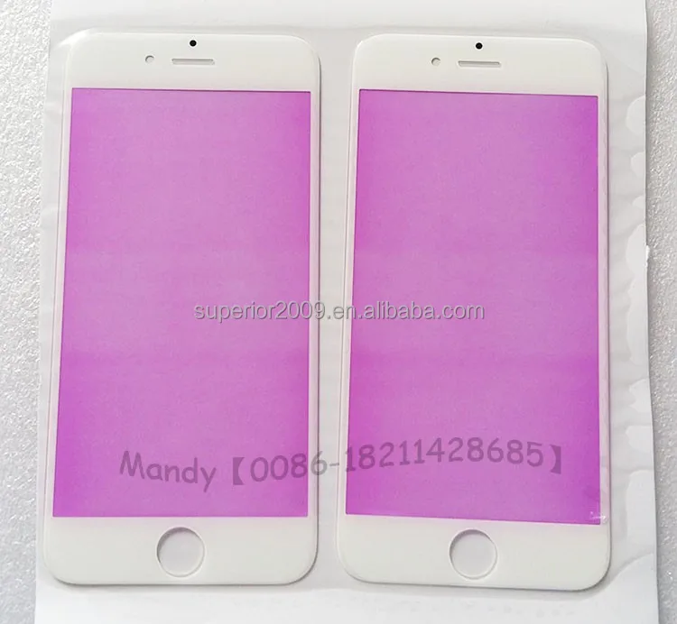 New Front Glass For iPhone 6S 6plus Replacement, For iPhone 6 5 Front Glass Lens Screen oca polarizer frame