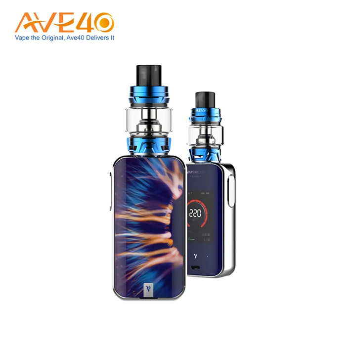 Горячая Распродажа вейп 220 Вт Vaporesso Luxe TC стартовый комплект с двумя высокоскоростными