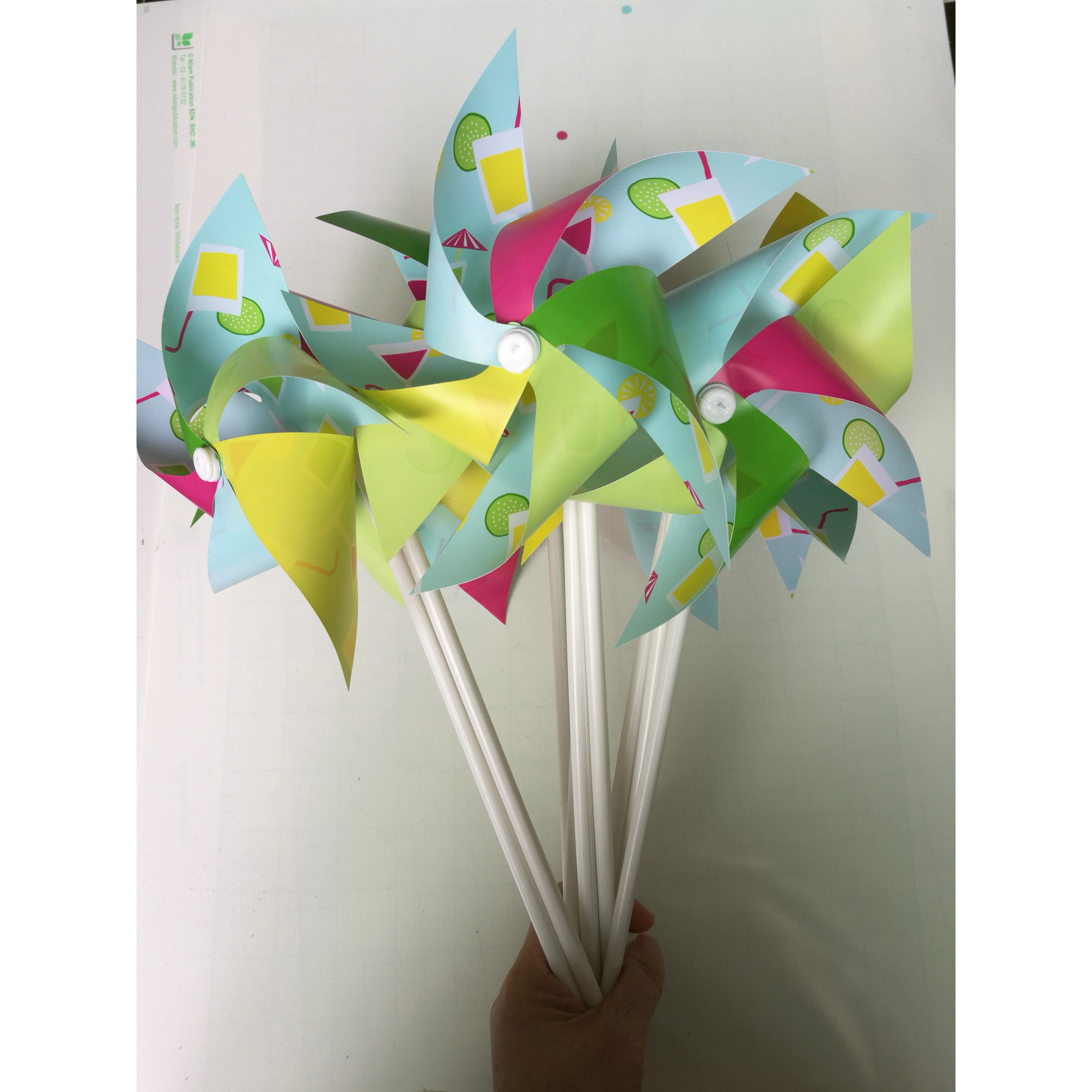 Радужная летняя игрушка, красочное колесо