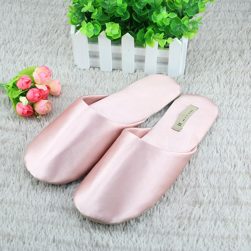 pink beauty women indoor spa  slipper shoes