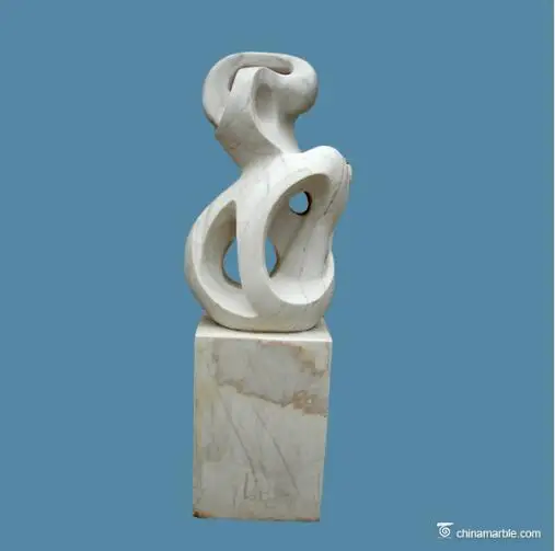 stone sculpture bases/abstract marble statue/abstract garden sculpture