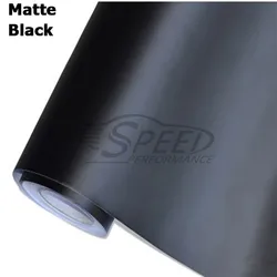 Super  Matte Finish 5x98FT PVC Adhesive Vinyl Car Wrap Black Matte Vinyl Film