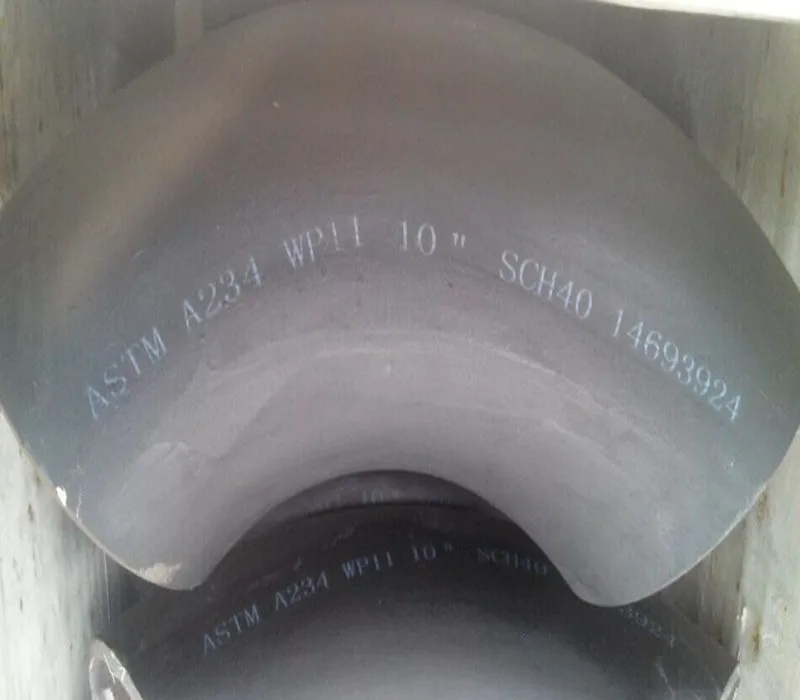 carbon steel fittings Best price 45 degree long radius ASTM A234 WP9 elbow