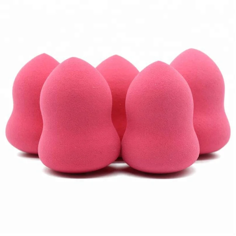 
Factory Price Pink Color 3D Guard Shape Latex Free Polyurethane Foam Cosmetic Blender Sponge 