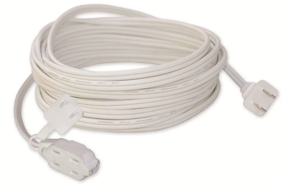 US type 2 pin extension cords for south america market/us 110V  power extension cords