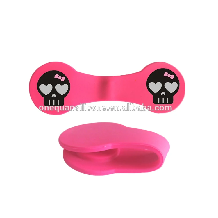 2020 New Fashion Magnetic Silicone Paper Clip Holder For Gifts