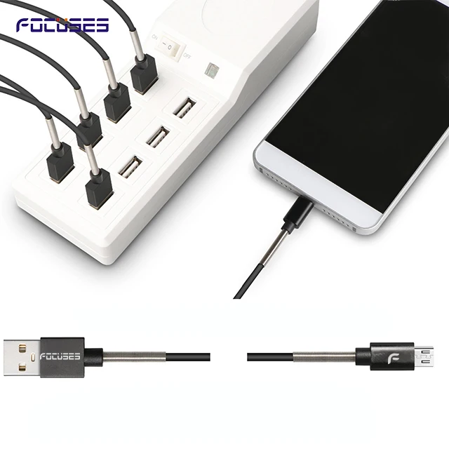 Для Android Quick Charge телефонный шнур USB Весна кабель