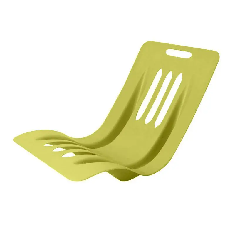 Plastic Beach Chair With Contoured Shape,Wave Shape