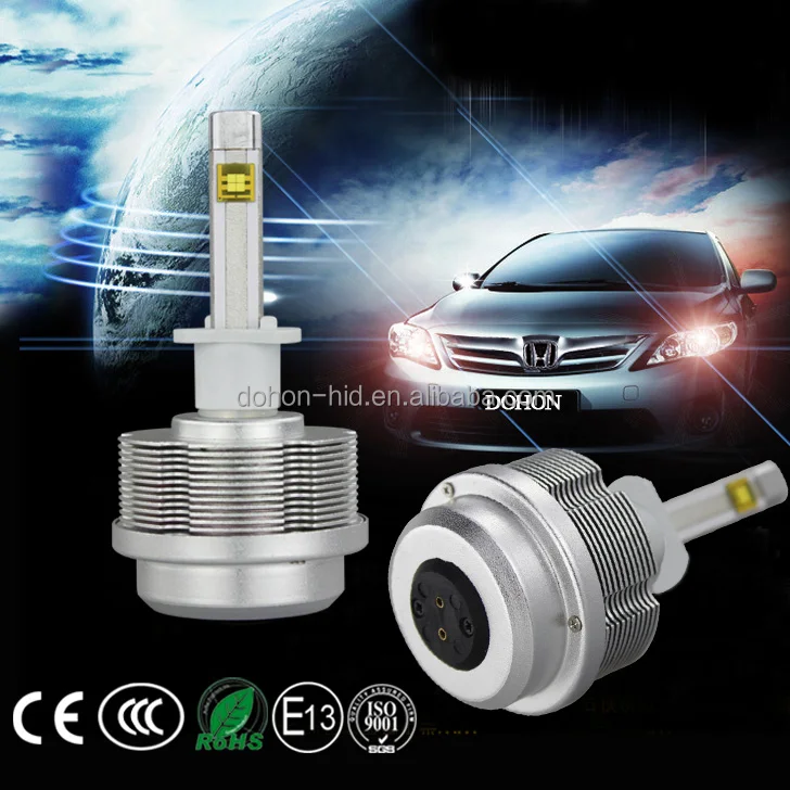 DH-G1 Завод PHILIPSchips высокую яркость Автомобилей СВЕТОДИОДНЫЕ фары водонепроницаемый H1 H3 H4 H7 H8/9/11 H13 9005 9006