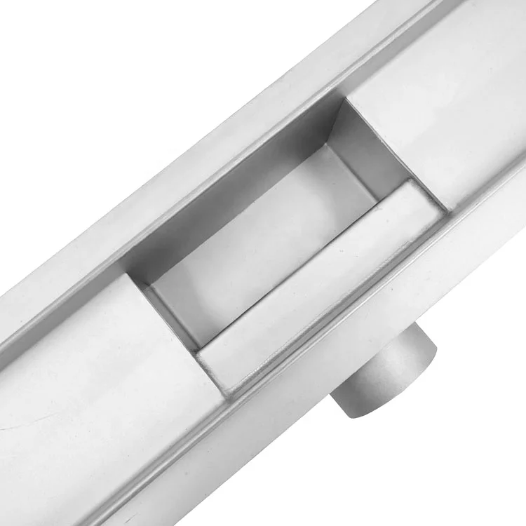 Drain Shower Linear Channel Linear Floor Drain Tempered Glass