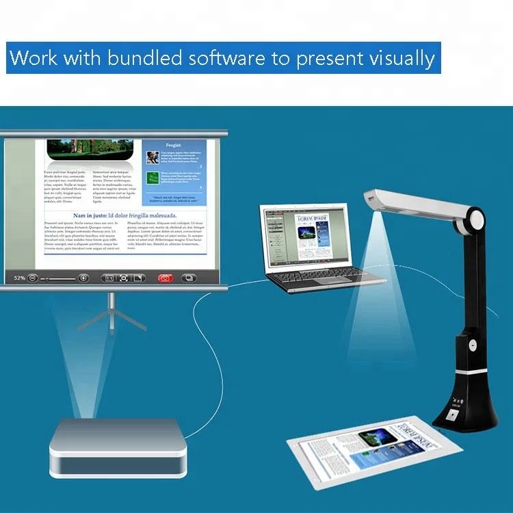 
Mobile Visualizer Document Camera for school office 