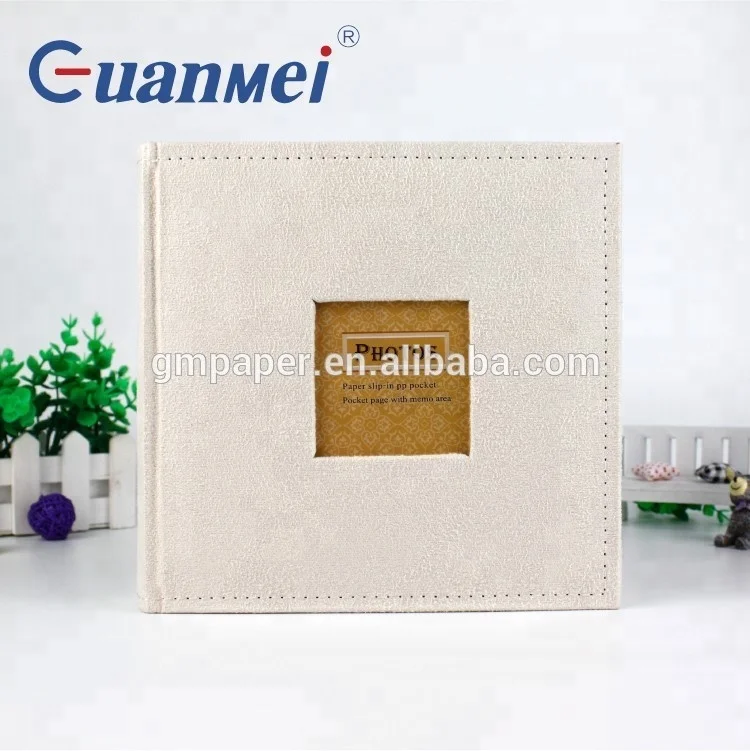 Fanny 4x6 photo album Book bound paper slip in colorful photo albums for 200 photos wholesale fabric cover 4r scrapbook albums