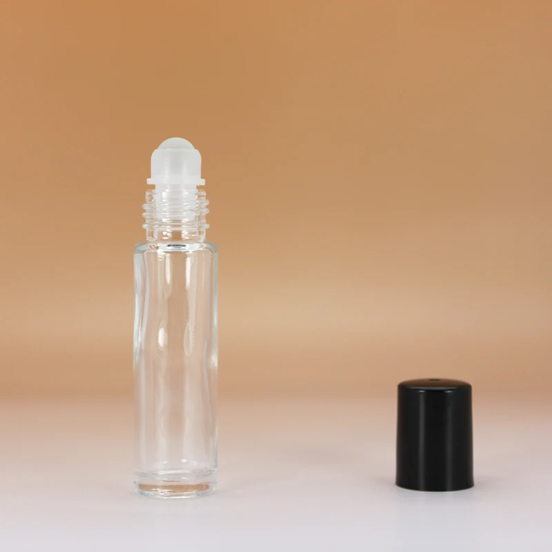 Custom clear smart collection perfume glass roll on bottle 10ml