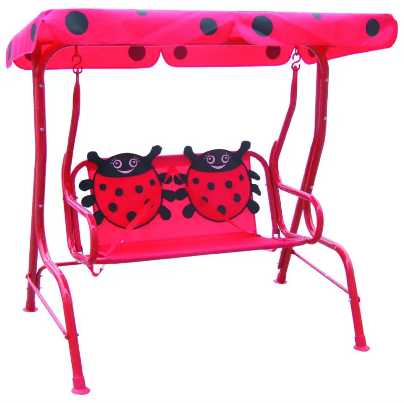 outdoor patio kid swing for 2 seats