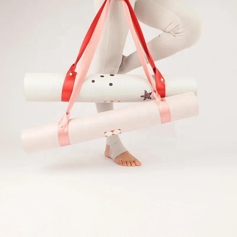 
The best yoga equipment organic yoga mat and dropship custom yoga mat carrying strap 