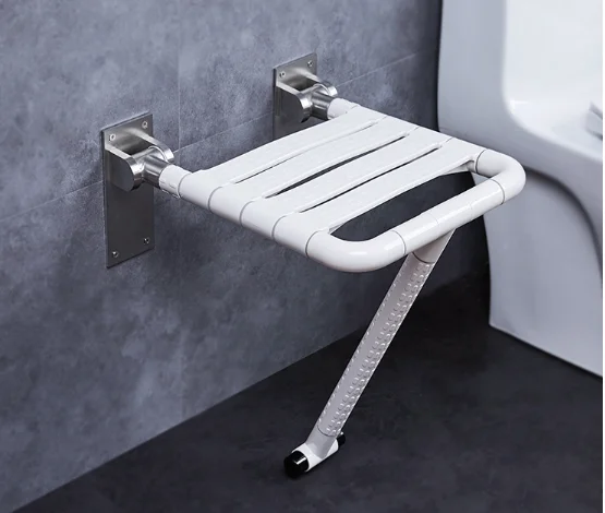 Wall mounted handicap folding shower seat home safety products