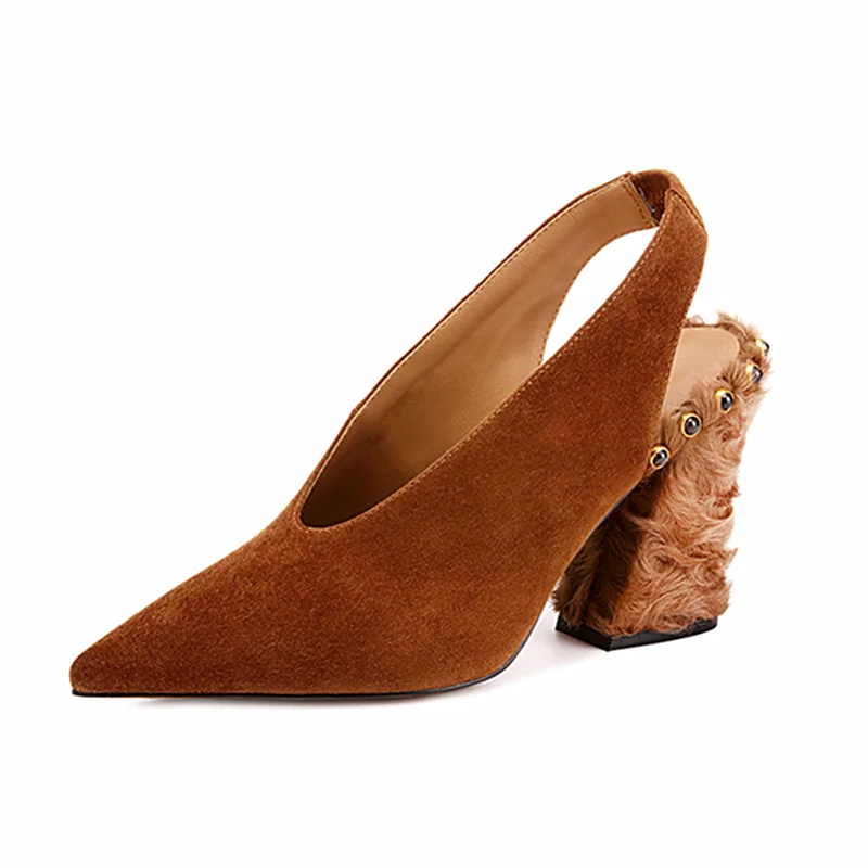 italian party shoes match bags sets high thick heel fashion pointed ladies pumps