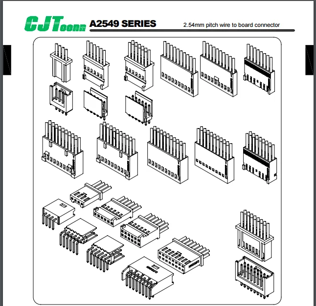cjt connector A2549 Equivalent connectors for SAMTEC  IPL1-102-01-L-S-K 5 pin connector