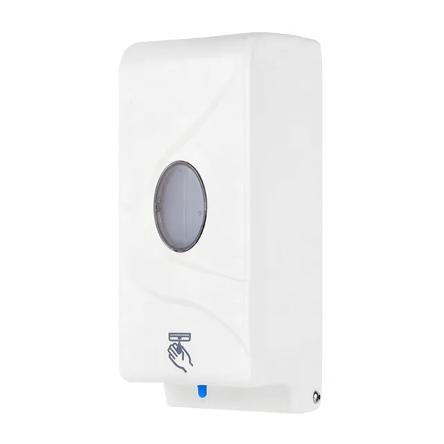 Food Factory ABS Plastic Wall Mounted No Touch Induction Liquid Soap Dispenser Bottle