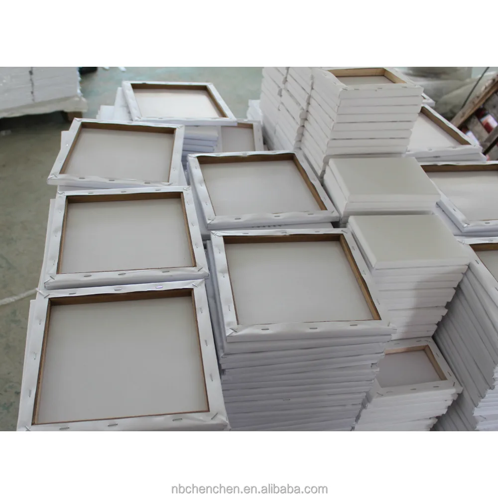 8*10 280g Wooden Easel Box for Painting Art Set Wall Hanging Decoration Frame Paulownia Wood Artist Painting Stretched Canvas