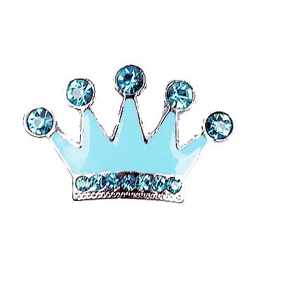 
10mm DIY Rhinestone Crown Letter Charms Dog Name Tag Dog Collar Pendant 