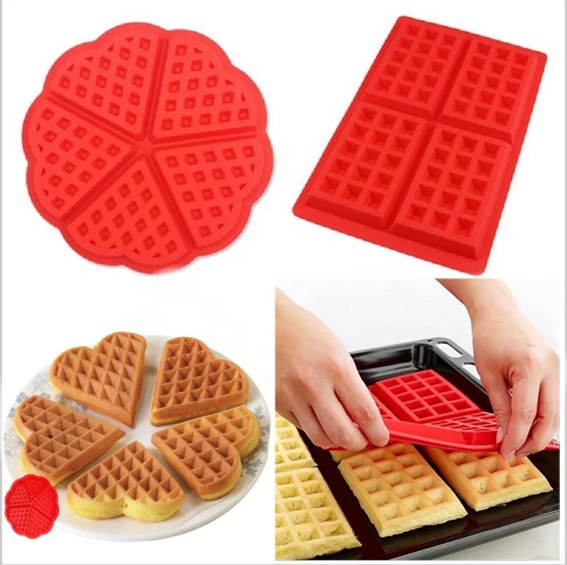 
New product Heart Shaped Silicone Birthday Cake Model and Plastic Material and Cake Tools Type Fondant Tools 