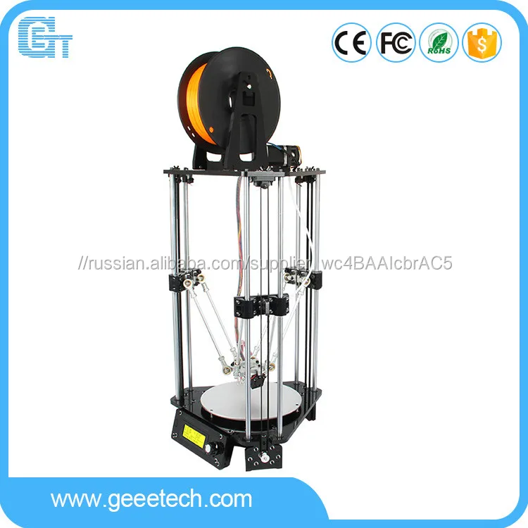 Geeetech Топ продаж 3D-принтер delta rostock mini с функцией автонивелирования Поддерживает различные филаменты