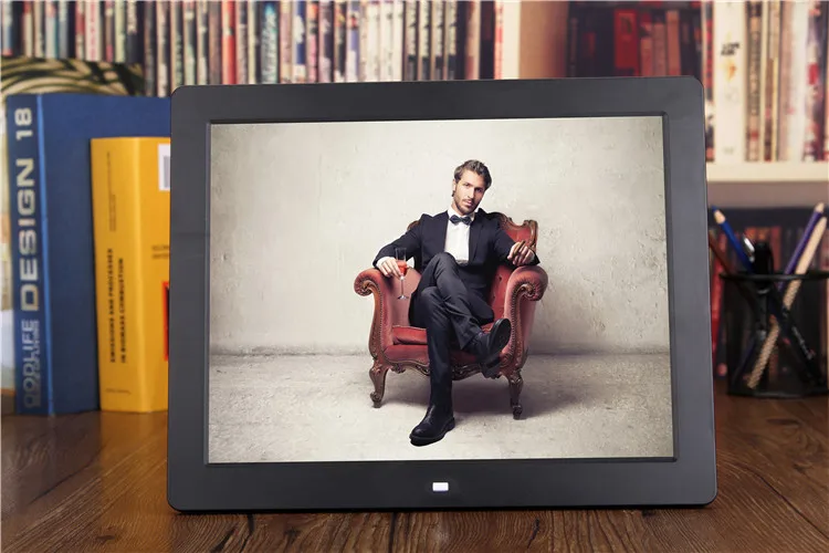 New digital photo frame 12inch LCD advertising video player