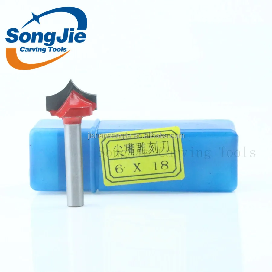 Tungsten carbide router bits for wood woodworking 6mm router bits set carbide end mill rotary cutter