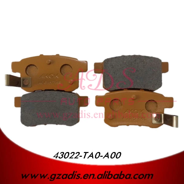 для cp1/согласия не- асбеста с длинной жизнью экологически тормозные колодки диск для honda автомобили oem: 43022-ta0-a00