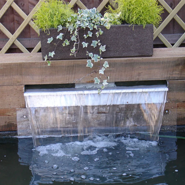 Водонепроницаемая занавеска для бассейна из нержавеющей стали, настенный фонтан для садоводства, водопады