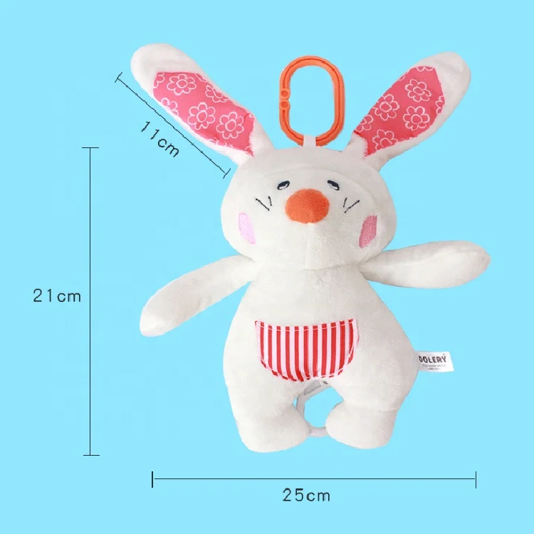  Мягкая музыкальная игрушка Dolery Rabbit Pull для детской