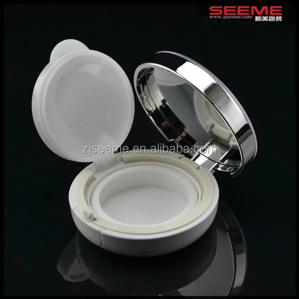 Корейская пустая пластиковая Косметическая воздушная подушка 15 г, компактный чехол для пудры для bb/cc крема/основы с зеркалом