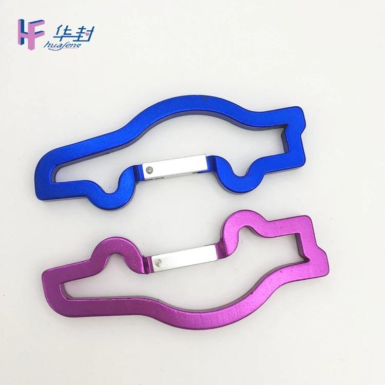 Bulk wholesale stainless steel small animal shaped carabiner