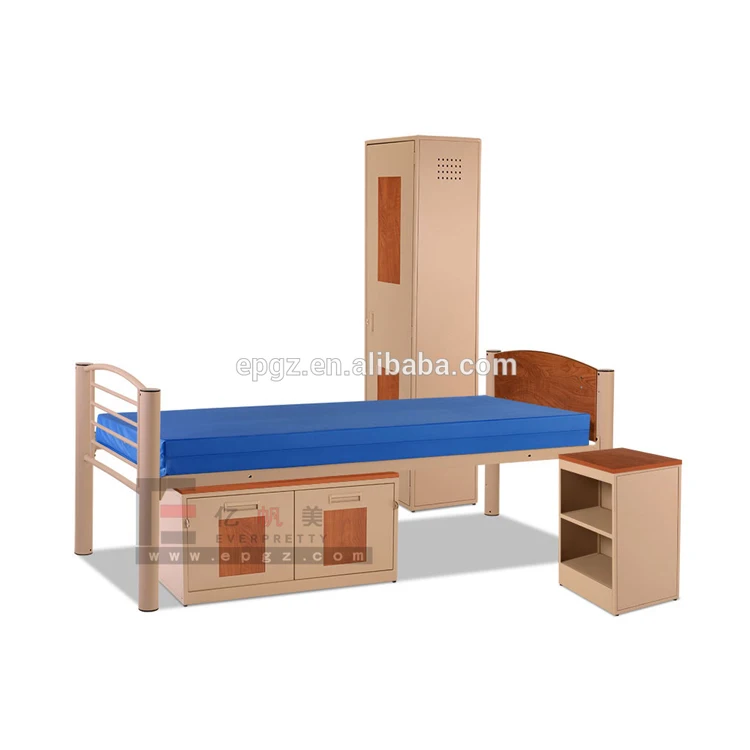 Indian furniture bedroom single steel hostel bed for sale