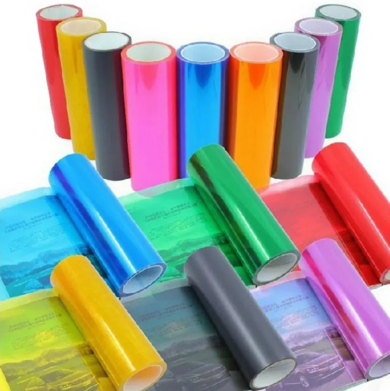Factory price 0.3*9M Glossy Car Headlight Covers Headlight Tint Film