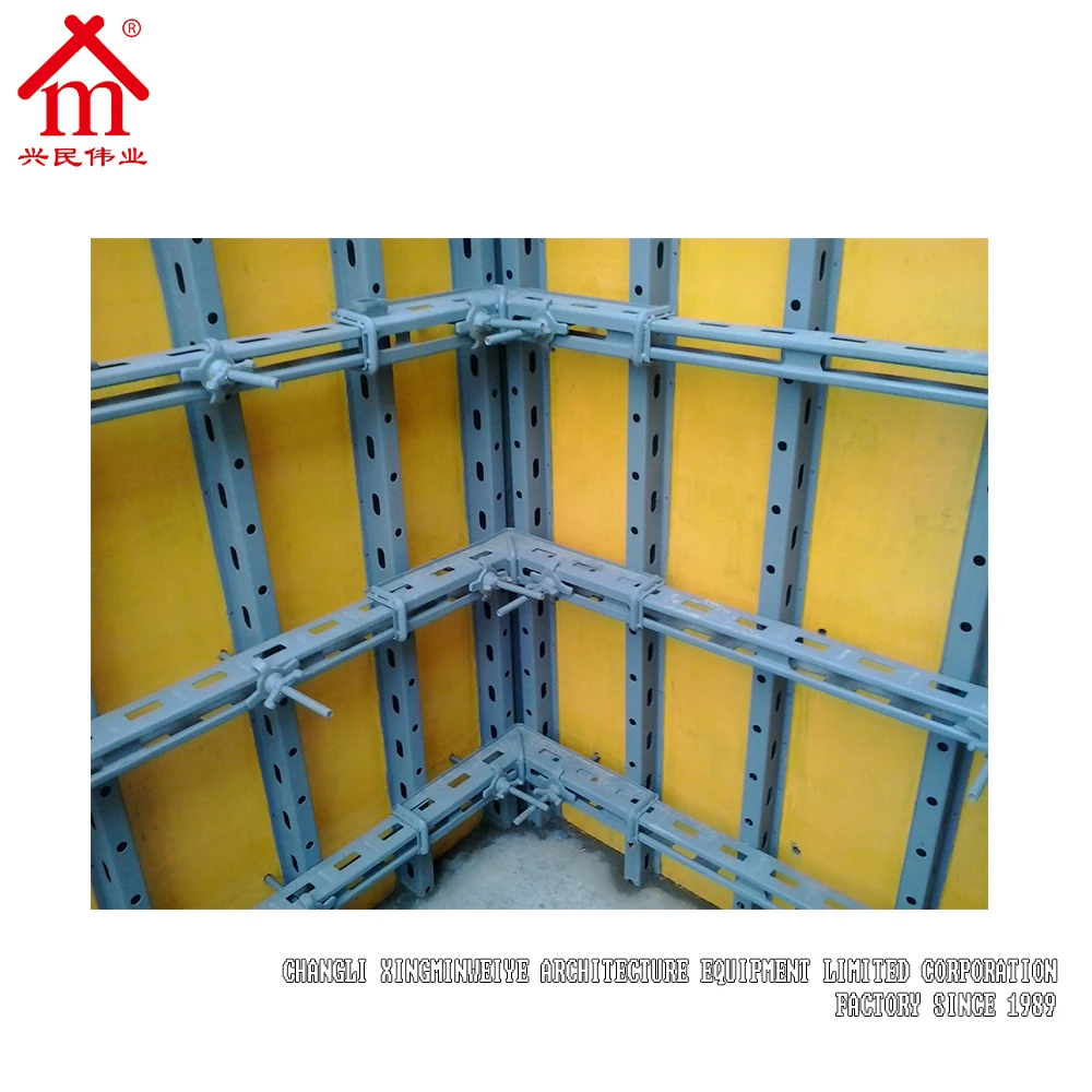 adjustable steel formwork for column (replace wood beam,steel form panel)