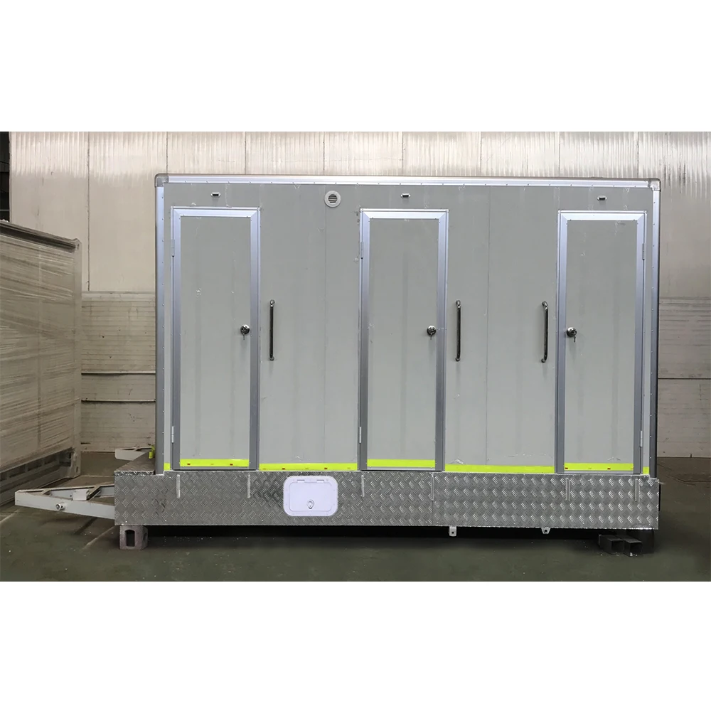 2022 NEW design mobile portable Trailer toilets with wash basin and mirror