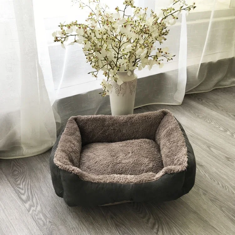 
Soft Material Nest Dog Baskets Warm Soft Mat Kennel For Cat Puppy 