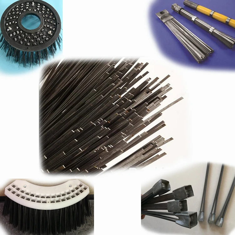 Best Selling Heavy Duty Machine Brush Material Flat Steel Wire